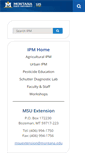 Mobile Screenshot of ipm.montana.edu