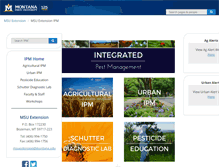 Tablet Screenshot of ipm.montana.edu