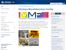 Tablet Screenshot of mmf.montana.edu