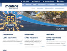Tablet Screenshot of montana.com.br