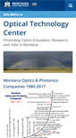 Mobile Screenshot of optec.montana.edu