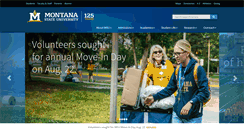 Desktop Screenshot of montana.edu
