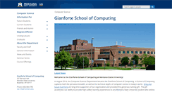 Desktop Screenshot of cs.montana.edu