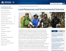 Tablet Screenshot of landresources.montana.edu