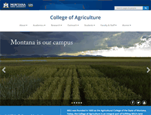 Tablet Screenshot of ag.montana.edu
