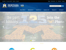 Tablet Screenshot of mus.montana.edu