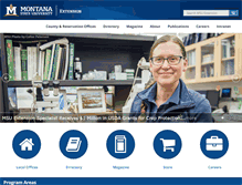 Tablet Screenshot of extn.msu.montana.edu