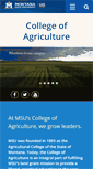 Mobile Screenshot of ag.msu.montana.edu